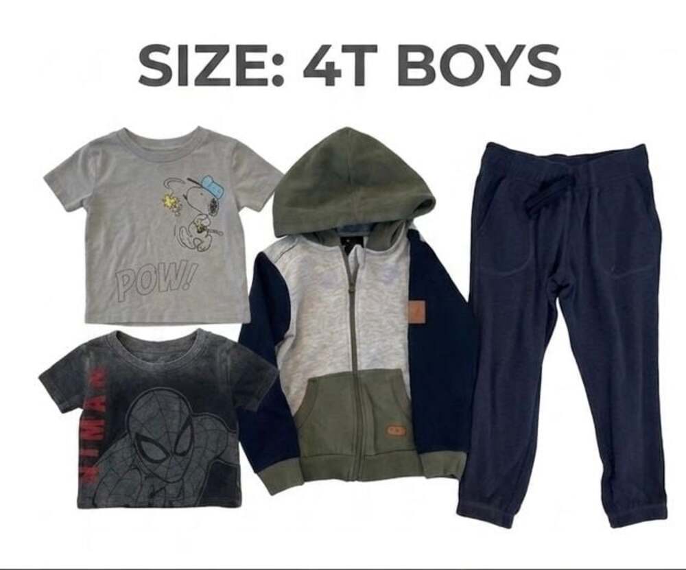4T Boys  BTS Bundle Including 7 For All Mankind Hoodie +